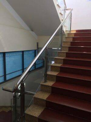 Lan Can Cầu Thang Kính