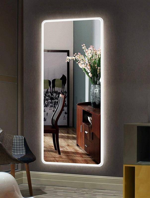 Gương soi toàn thân LED cao cấp kích thước 40x140cm