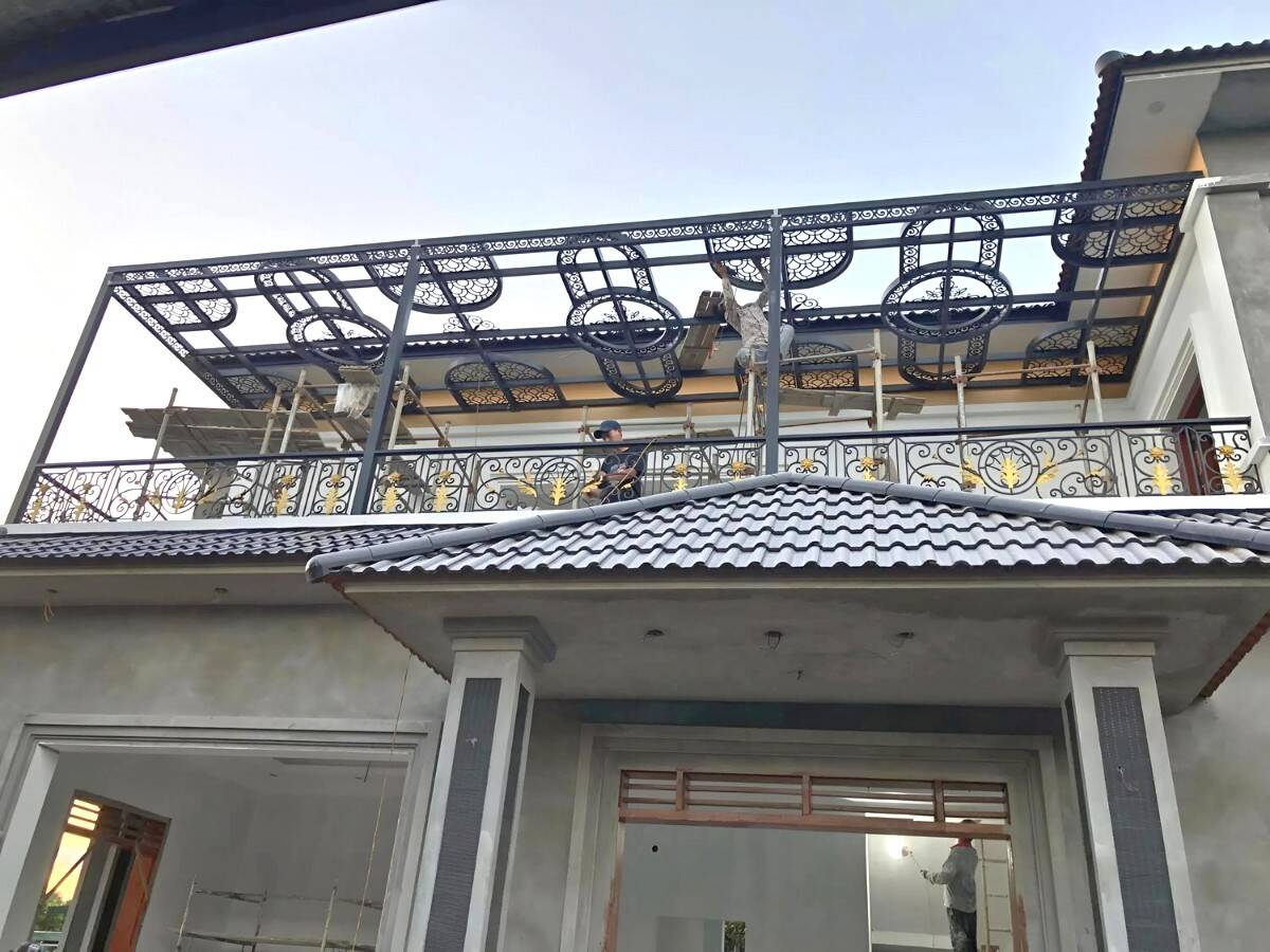 Mái kính CNC đẹp