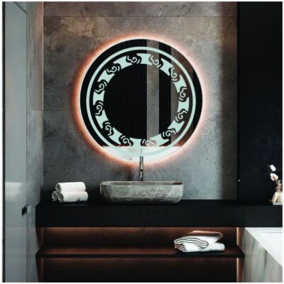 Gương phun cát tròn